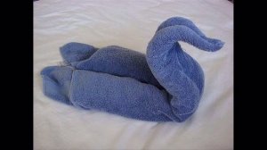 Как сделать лебедя из полотенца
