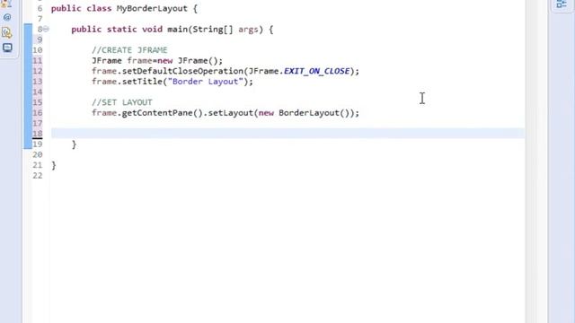 Java Layouts 002 : Border Layout смотреть онлайн
