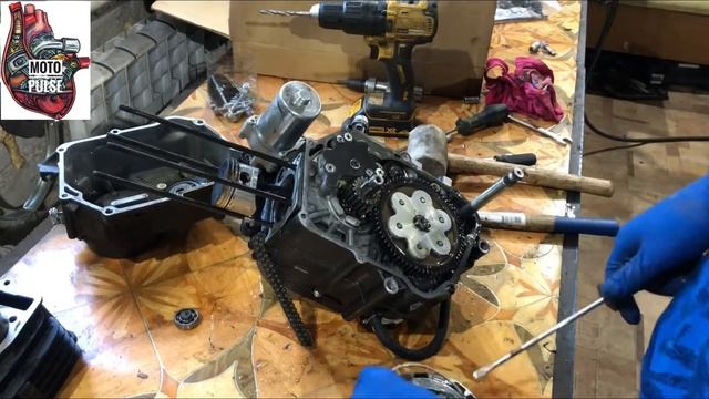 Разборка двигателя от Питбайка смотреть онлайн