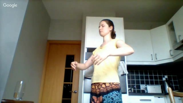 Утренние занятия цигун. День 20 - 20 июля 2016 года