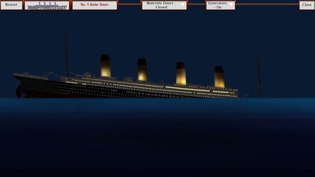 Titanic Sinking Simulator (Flash Game) смотреть онлайн