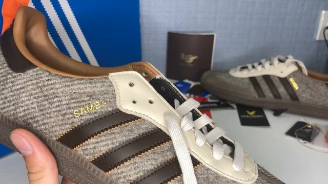 Адидас в коллабе с ковром бабушки??? /// обзор Adidas Samba OG x Fox brothers смотреть онлайн