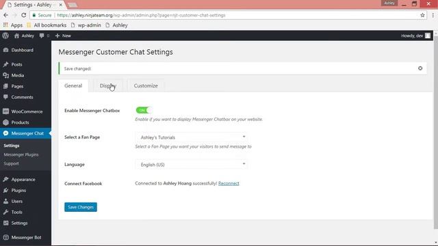 Tutorial - NinjaTeam Facebook Messenger for WordPress (Live Chat version) смотреть онлайн