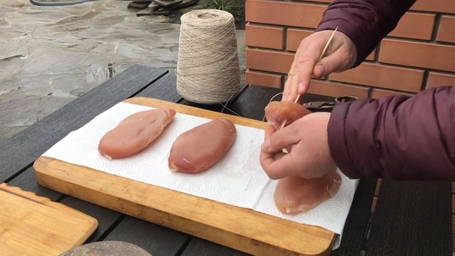 КАК ПРИГОТОВИТЬ ВЯЛЕНОЕ МЯСО ЗА 6 ДНЕЙ ( БАСТУРМА ИЗ КУРИНОЙ ГРУДКИ ) смотреть онлайн