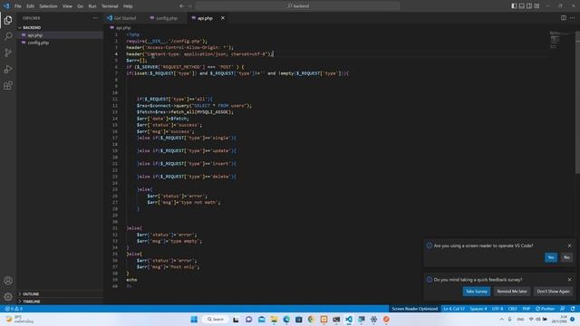 PHP+VUE CRUD 3 - API เรียกใช้ข้อมูลทั้งหมด смотреть онлайн
