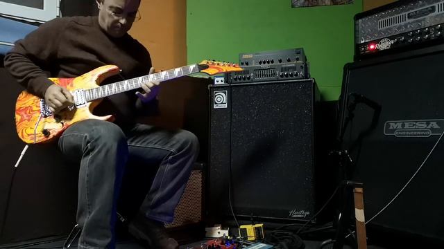 Ibanez RG custom swirl paint Mesa Boogie dual rectifier смотреть онлайн