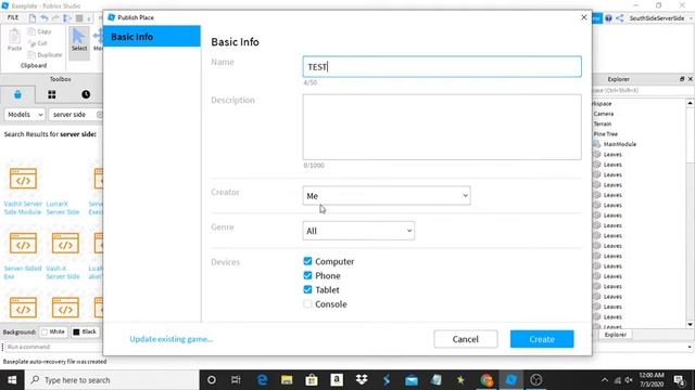 How To Get A Server Side ROBLOX смотреть онлайн