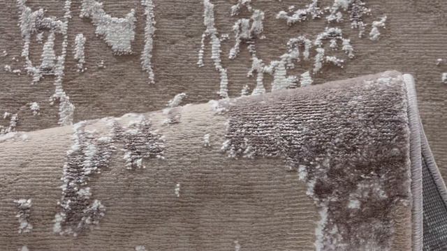 Ковер на пол LARA 4399A прямой темно-бежевый 80х150 см смотреть онлайн