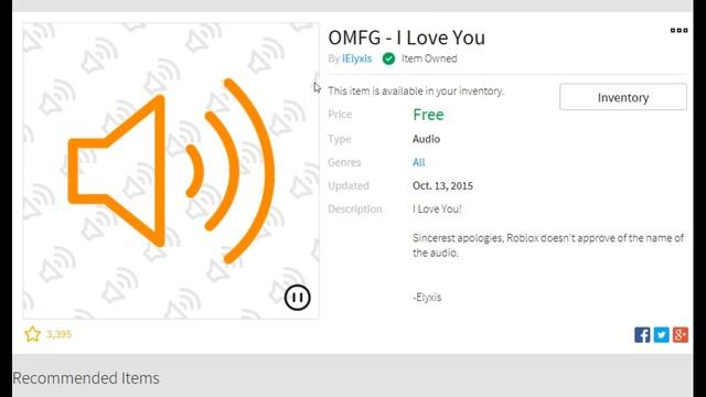 OMFG-I LOVE YOU |Roblox Music смотреть онлайн