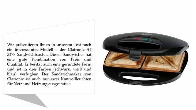 Besten Sandwichmaker Test 2021 смотреть онлайн