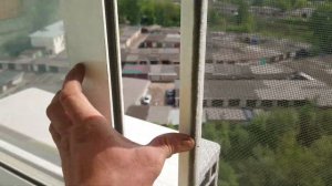 Вставка москитная сетка в раздвижные алюминиевые окна okna-schelkovo.ru