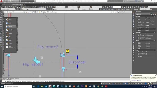 Making a Door DYNAMIC BLOCK in AutoCAD and Apply it on Drawing смотреть онлайн