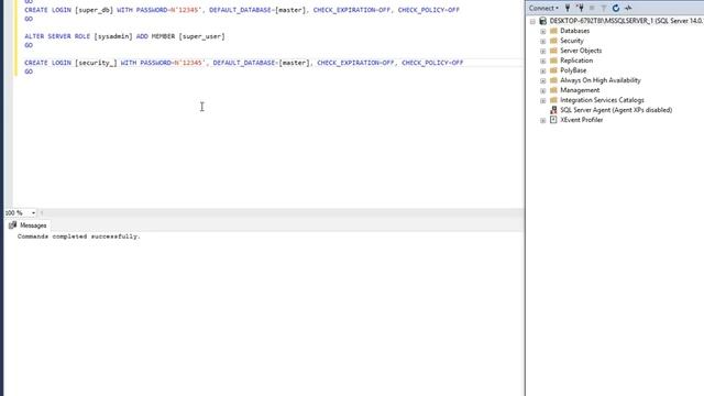 CREAR USUARIOS Y ROLES EN SQL SERVER 2017 смотреть онлайн