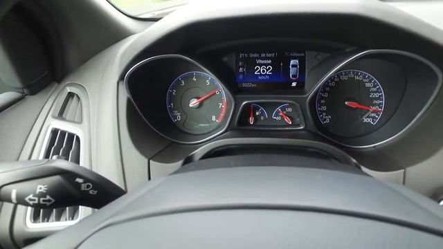 Максимальная скорость Ford Focus RS смотреть онлайн