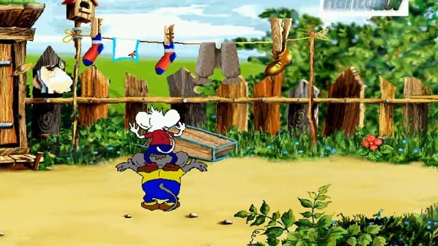 Прохождение Дача кота Леопольда - Приставка мини-игра жесть! #3 смотреть онлайн