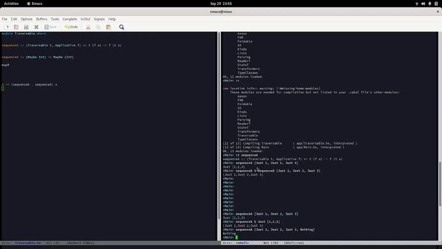 Haskell Traversable Typeclass смотреть онлайн