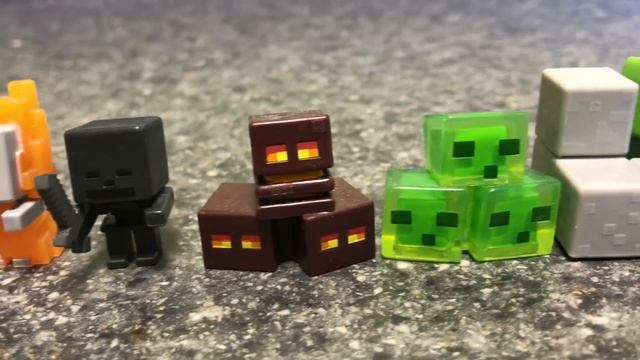 Minecraft mini-figures chest series. All 72 figures смотреть онлайн