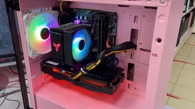Розовый игровой ПК на RTX 3060 12Gb смотреть онлайн