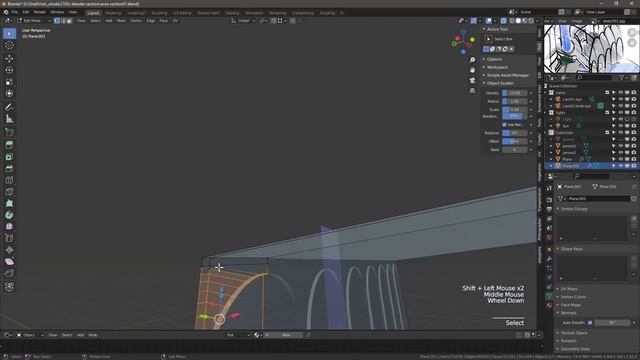 From sketch to design - architectural axonometric section with Blender Part 1 смотреть онлайн