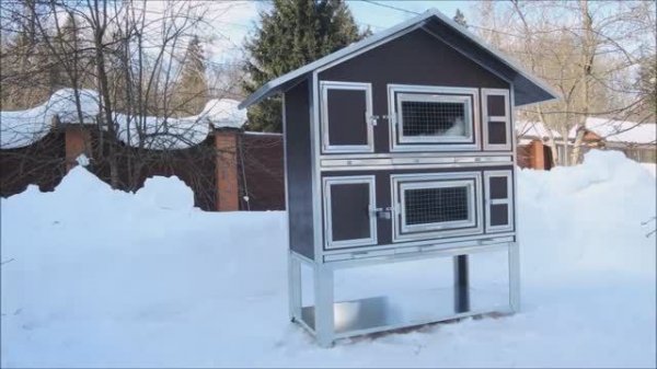 Утепленный отапливаемый крольчатник "Бестселлер"  от Crazyferma