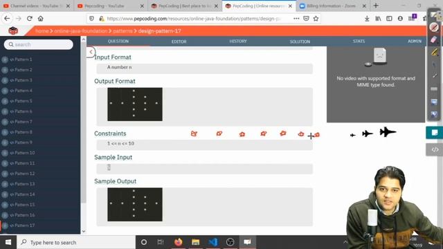 Pattern-17 | Question | Java Foundation Course смотреть онлайн