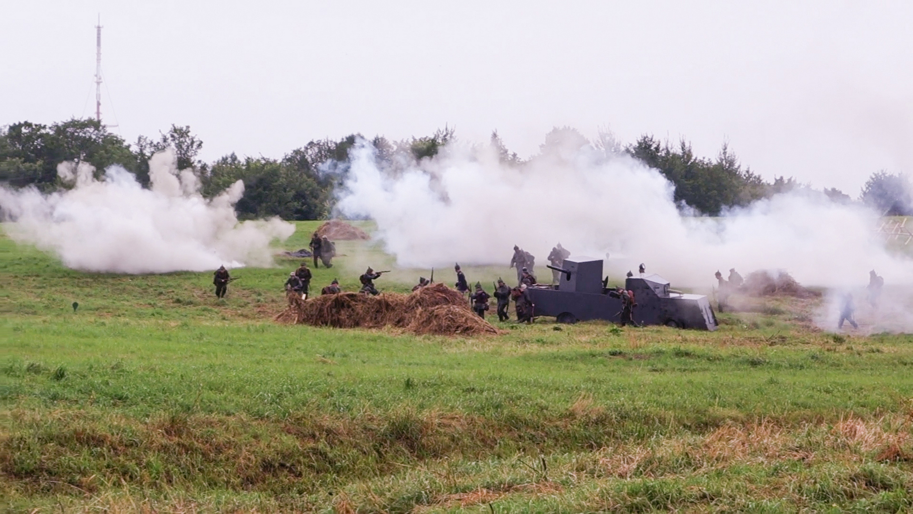 Гумбинненское сражение. Фестиваль 2017г. Вторая атака русских. Победа. (Видео 2.)