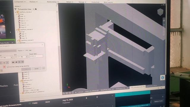 5axis printer build, Autocad inventor. v3 смотреть онлайн