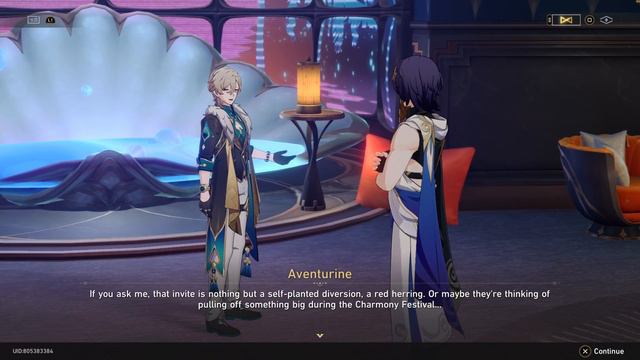 AVENTURINE FLIRTS WITH DR RATIO Honkai: Star Rail CUTSCENE