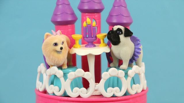 Pretty Pet Palace Puppy In My Pocket Playset with Ultra Rare Glitter Dog Toys! смотреть онлайн