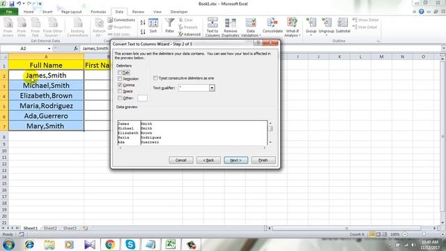 How to Split Full Names To First And Last Names By Comma смотреть онлайн