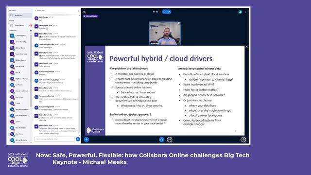 Safe, Powerful, Flexible: How Collabora Online Challenges Big Tech ? COOL Days 2021 смотреть онлайн