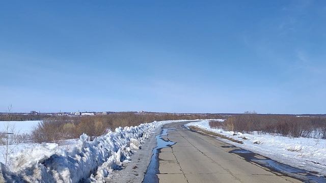 Дорога с аэропорта Игарки. смотреть онлайн