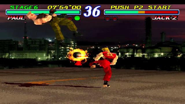Tekken 2 - Paul Phoenix playthrough смотреть онлайн