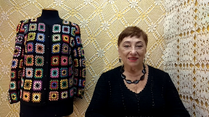 Жакет "Фольк".  Мастер-класс по вязанию крючком от О. С. Литвиной.