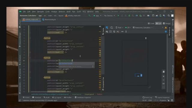 Building An Calculator App in kotlin смотреть онлайн