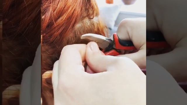 Снятие нарощенных волос - студия Дианы Гутовой