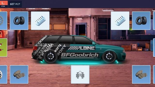 настройка Audi avant в игре Drag racing смотреть онлайн