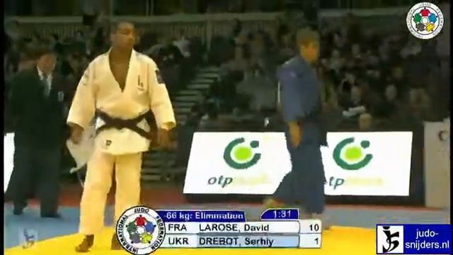 David Larose (FRA) - Serhiy Drebot (UKR) [-66kg] смотреть онлайн