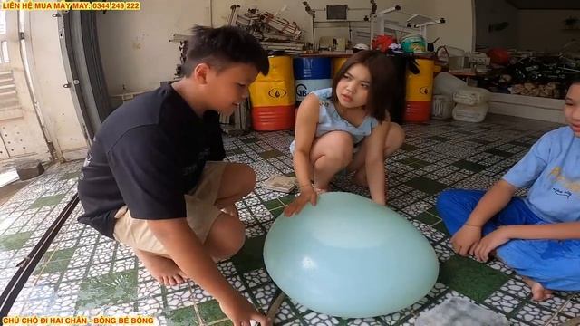TẬP 34: THỬ THÁCH SIÊU KHÓ "BƯNG ĐÁ LẠNH" LÀM NỔ QUẢ BONG BÓNG KHỔNG LỒ CỨU SU смотреть онлайн