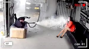 50 Невероятных Моментов, Снятых на Камеры Наблюдения