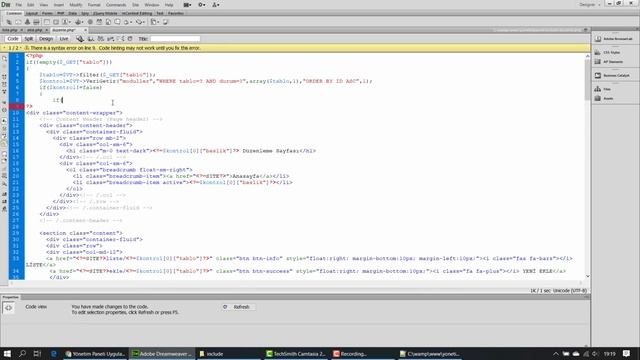 PHP ADMİN PANELİ DÜZENLEME İŞLEMLERİ - PHP DERSLERİ - DERS 13 смотреть онлайн