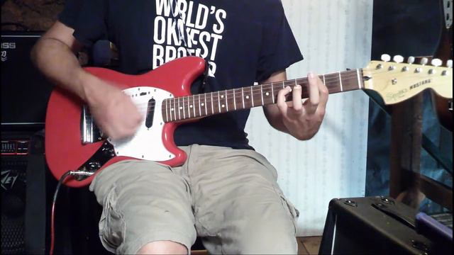 Papercut - Linkin Park Guitar Cover on Squier Mustang смотреть онлайн