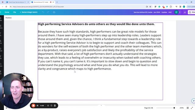 Service Advisor 101 - Element 4 - Act With Integrity - #3 Are competitive but honest смотреть онлайн