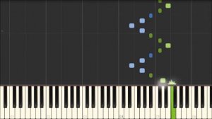 Toccata and Fugue in D Minor - Johann Sebastian Bach [Piano Tutorial] (Synthesia)