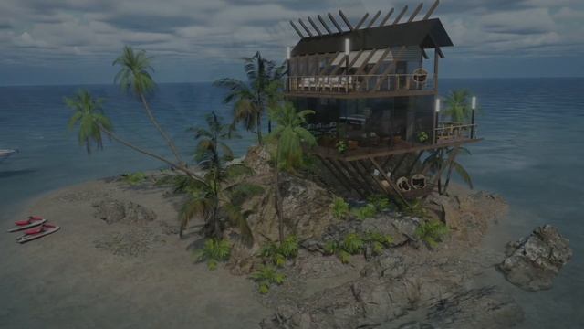 Island Unreal Engine 5 in M1 Mac