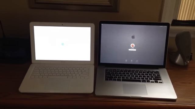 MacBook Pro Retina Startup Time vs MacBook White