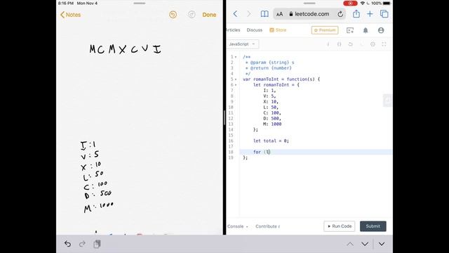 Roman to Integer | LeetCode 13 | Coding Interview Tutorial смотреть онлайн
