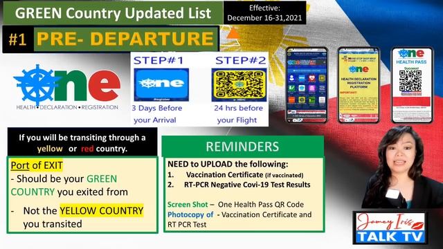 New GREEN LIST COUNTRIES Arrival Protocol (Philippines) | Complete 5-Travel Steps | Dec.16 to 31 смотреть онлайн