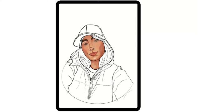 Рисуем Арт-портрет в Procreate | Для вдохновления смотреть онлайн