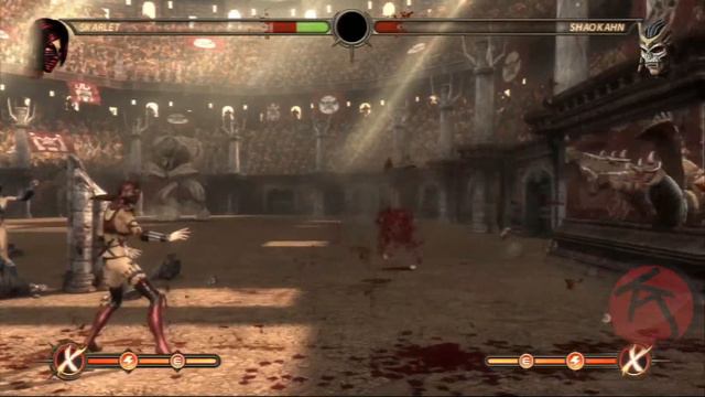 Mortal Kombat 9 - Skarlet (FATALITY/BABALITY/X-RAY/ENDING) смотреть онлайн